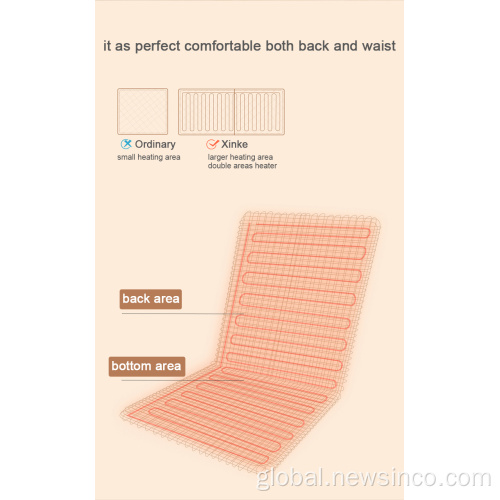 Heated Seat Covers Easy to use reusable heated seat cushion Manufactory